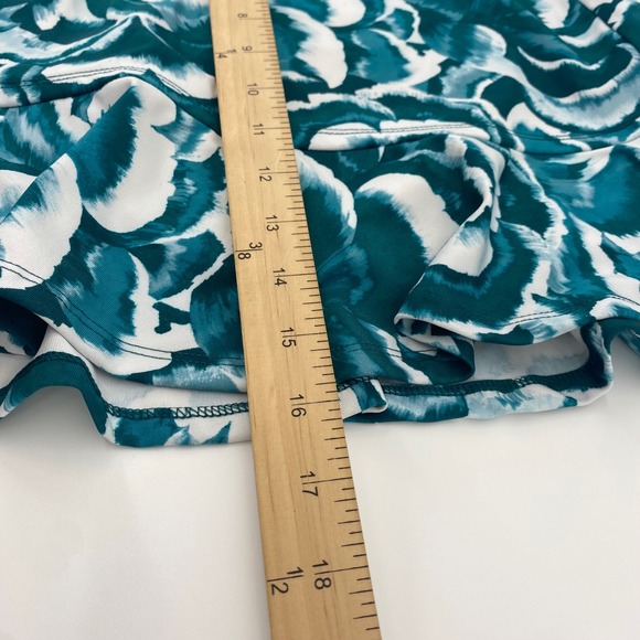 Tommy Bahama Racquet & Paddle Teal Floral Skort Tennis Golf Skirt Womens Medium - Picture 5 of 8